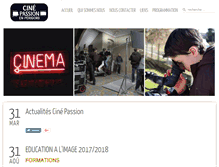 Tablet Screenshot of cine-passion24.com